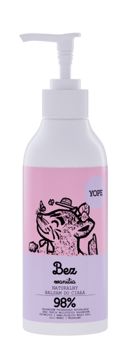 YOPE Lilac and Vanilla prírodné telové mlieko