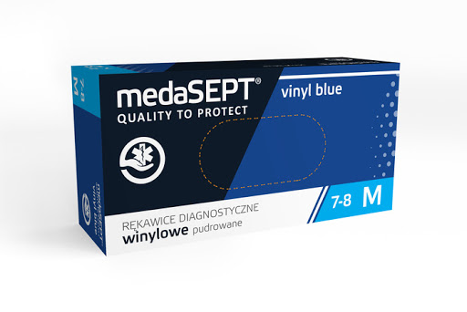 Rukavice medaSEPT® vinyl blue