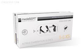 Rukavice medaSEPT® nitrile easygrip black PF