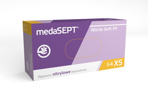 Rukavice medaSEPT® nitrile soft PF